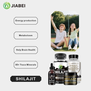 Jabei OEM/ODM Gommes <span class=keywords><strong>Shilajit</strong></span> de marque propre Approvisionnement en usine Gommes de l'Himalaya pur, Gouttes, Capsules - Product Image 1