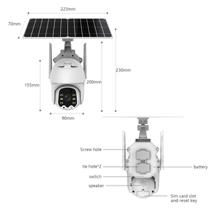 Camera IP Năng Lượng Mặt Trời I-cam + App, Camera WiFi Zoom Kỹ Thuật Số Hai Chiều Âm Thanh PTZ An Ninh Pin PIR - Product Image 6