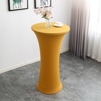 Conception solide taille personnalisée bienvenue Cubierta de cama de Alta Parte de spandex spandex couverture de table ajustée de haut niveau