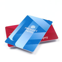 Plastik PVC T5577 Disesuaikan Cerdas RFID Hotel Kunci Kartu 125Khz Rfid Kartu & Rfid Memblokir Kartu