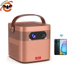 EASUNTECH M2 Battery Wifi Full hd 1080p Rechargeable 3D TV Outdoor Led Smart DLP Mini Portable 4K <b>Android</b> <b>Projector</b> with Speaker - Product Image 1