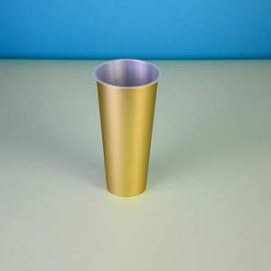Gobelets à café en plastique de qualité supérieure personnalisés, gobelets en plastique avec placage en aluminium métallique - Product Image 2