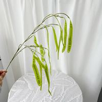 Mur végétal artificiel suspendu, herbe en plastique, feuilles de bambou, arrangement floral blanc pour décoration intérieure de mariage