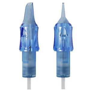 新しいプレミアム品質の1RLタトゥーニードルロングチップ滅菌ガンマレイパーマネントメイクマシン針 - Product Image 1