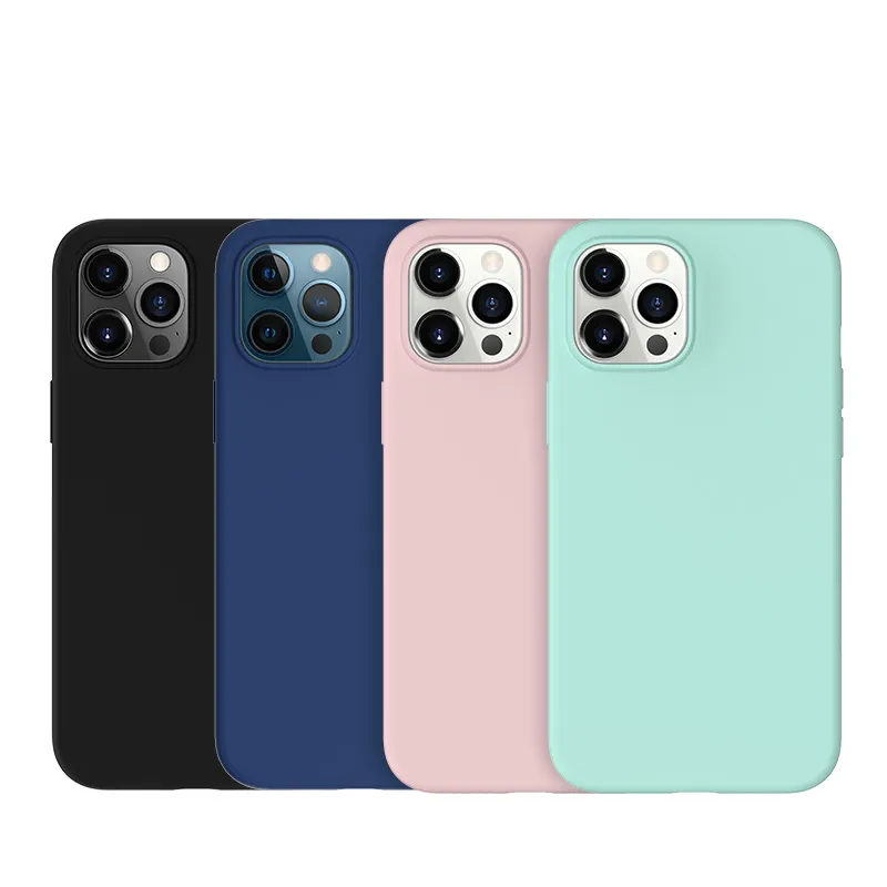 Silicone Phone Case For Apple Iphone 11 12 13 14 Pro Max Mini 8 6S Plus Xr X Xs Max 5 Se Shockproof Case Cover Factory Wholesale