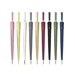 <span class=keywords><strong>Parapluie</strong></span> manuel résistant au vent pour hommes avec longue poignée Design droit moderne robuste renforcé pour les affaires ou les tempêtes de pluie - Product Image 1