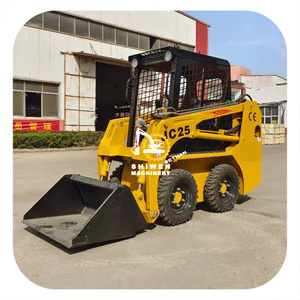 Minicargadora JC25 de Venta Caliente, Cargadora Frontal de 25HP con Motor Diésel, Bomba de Carga Nominal, Cargadora de Ruedas Compacta de Gran Maniobrabilidad para Espacios Estrechos - Product Image 1