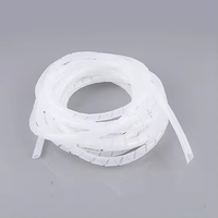 Tubo Espiral para Enrollar Cables, Bandas Espirales para Gestión de Cables, Aislamiento Espiral para Proteger Mazos de Cables
