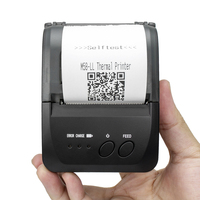 NETUM 1809DD Mini Printer Thermal Portabel 58mm Bluetooth Mendukung Android /IOS