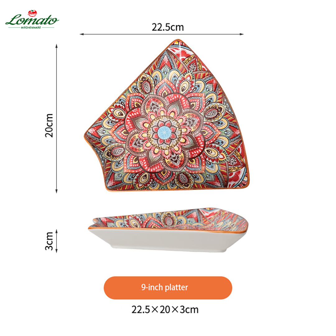9-inch Fan-Shaped Platter