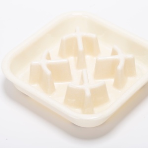 Premium Pet Bowl <b>Ceramic</b> Double Bowl with Anti Slip Rubber <b>Ring</b> Cat Dog Food Water Bowl Gift Wholesale - Product Image 1