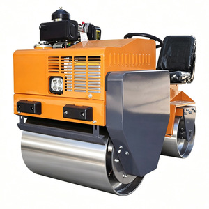 Rouleau compact à double tambour 0,8T pour la réparation routière et le remblaiement de fossés - Product Image 4