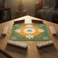 Tapis de poker américain pliable en caoutchouc pour 4 joueurs, avec pieds métalliques, résistant à l'usure et antidérapant, produit transfrontalier très vendu