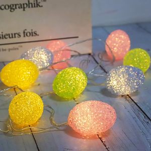 Pâques Pastel Lumières <span class=keywords><strong>Oeuf</strong></span> Décorations <span class=keywords><strong>De</strong></span> Pâques 10 LED Guirlandes lumineuses avec des guirlandes lumineuses à piles pour la décoration <span class=keywords><strong>de</strong></span> festival à la maison - Product Image 3