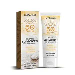 プロバイオティクスライスクリーム顔の体のための多機能屋外抗紫外線非べたつかないSPF50日焼け止め