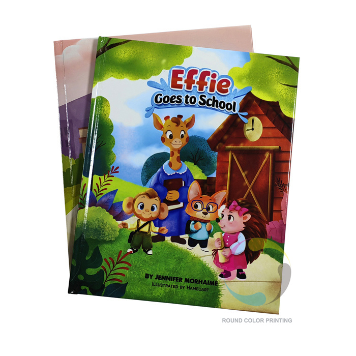 China Custom Printed Hardcover Eco-friendly Fancy Paper Children's Coloring Book With Offset Printing