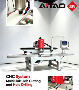 เครื่องตัดเคาน์เตอร์ CNC ยี่ห้อ AiTao สำหรับตัดกระเบื้องและเจาะรู ความแม่นยำสูง ใช้งานได้กับหินอ่อน เซรามิก ควอตซ์ และหินแกรนิต - Product Image 6