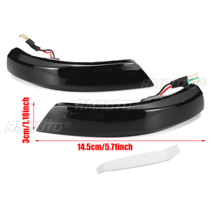 2 Luces LED Dinámicas para Intermitentes de Coche, Indicador de Espejo Retrovisor Lateral, Lámpara Intermitente para Ford Focus 2 3 Mk2 Mk3 Mondeo Mk4 - Product Image 6
