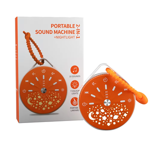 Machine à Sons Apaisants Portable pour Bébé avec Veilleuse LED RGB, 10 Sons Relaxants, Bruit Blanc pour la Nuit, Idéale pour la Crèche, la Maison et les Voyages - Product Image 6