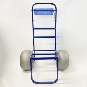 Алюминиевая двухколесная тележка для рыбалки - Product Image 3