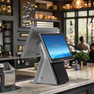 लिवरडोल ऑल-इन-वन डुअल स्क्रीन पॉस टर्मिनल 15.6 "टच स्क्रीन 80 मिमी थर्मल प्रिंटर विंडो/एंड्रॉइड ओएस 1 साल की वारंटी - Product Image 4