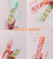 CC36203 Gloss à Lèvres Hydratant et Protecteur Solaire Goût Fruit, Huile à Lèvres Hydratante Longue Durée, Base Marque Privée, Enfants Nude OEM Transparent