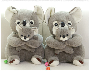 Gran oferta Unisex, Animal de peluche gris personalizado, <span class=keywords><strong>Koala</strong></span>, juguetes de peluche, lindo <span class=keywords><strong>Koala</strong></span> de peluche, mamá <span class=keywords><strong>y</strong></span> bebé, animales de peluche para niños, regalos - Product Image 6