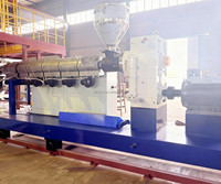 Línea de Producción de Extrusión de Membrana Impermeable de PVC con Extrusora de Doble Tornillo Personalizable, Bomba y Rodamiento de Ahorro Energético
