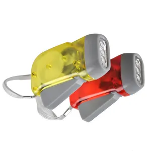 Tandamo — lampe de poche à 3 Led, pressage à main, torsadé, multi-usages