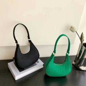 Bolso de Mano para Mujer I-0114, Tendencia Coreana de Verano, Nuevo Diseño con Patrón de Piedras, Bolsos Casuales de Axila, Bolsos de Mano para Mujer - Product Image 2