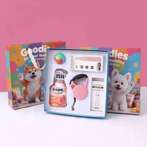 Set de Regalo Ecológico de Artículos para Mascotas de Papel para el Día de San Valentín Chino, para Perros y Gatos, Incluye Correa y Artículos de Cuidado y Aseo - Product Image 2