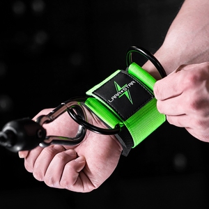 LS0709 dây đeo cổ tay với D Vòng cổ tay mắt cá chân kết thúc tốt đẹp Neoprene pad với khóa cánh tay đào tạo phòng tập thể dục accessaries - Product Image 4