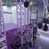 Sistemas de Soporte de Estructura de Aluminio para Escenarios Portátiles con Luces DJ y Pantallas