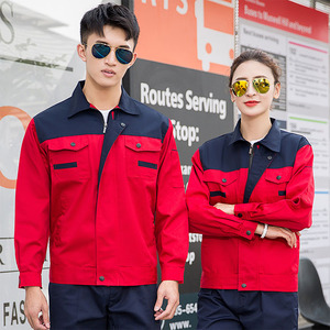 Tinh khiết Polyester Overalls làm việc phù hợp với công nhân xây dựng, nhà máy làm việc đồng phục tùy chỉnh lao động Bảo Hiểm quần áo - Product Image 2