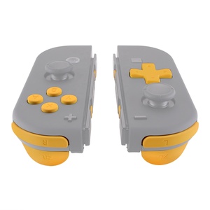 EXtremeRate Kits de boutons complets mats UV jaunes pour Nintendo Switch et Switch OLED version D-pad - Product Image 4