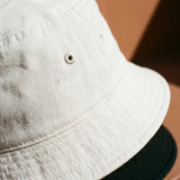 Cappello da Pescatore in Cotone Lavato per Uomo e Donna, Nero e Bianco, Pieghevole, Protezione Solare Estiva, Tesa Larga