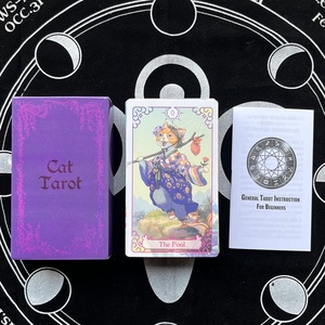 Cartes de tarot personnalisées en version anglaise de grande taille 7*12cm avec manuel en papier, cartes <span class=keywords><strong>oracle</strong></span> dans une boîte colorée - Product Image 6