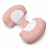 Oreiller de grossesse en coton 3D Air Mesh, rectangulaire, réglable, pour le soutien du corps, anti-bactérien, écologique, pour le ventre et le dos - Vente en gros