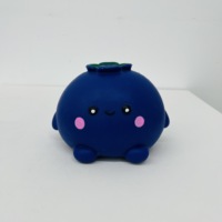 USA Warehouse Jumbo Geurende Blauwe Bes Fruit Squishy Knijp Speelgoed Grote Maat Schattig Blauwe Bes Sensorisch Fidget Ontspanningsspeelgoed