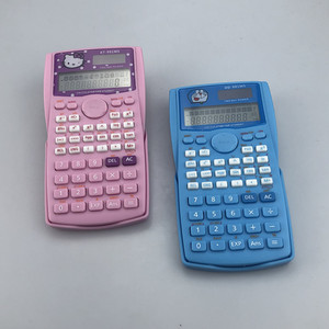 KT991MS Scientific Calculator Pink And Blue For Students Solar Power 10 Digits ABS Material - Product Image 1