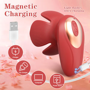 Alwup 10-Mode Flower Vibrator Prive Design Tepel Stimulatie Seksspeeltje Voor Vrouwen Nieuwste Prijs Clamper - Product Image 4