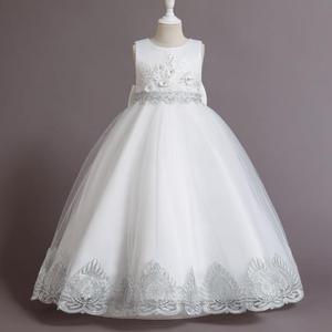 Elegante Vestido <span class=keywords><strong>de</strong></span> Satén Floral sin Espalda para <span class=keywords><strong>Niñas</strong></span> <span class=keywords><strong>de</strong></span> 12 a 13 Años, Atuendo Formal para Fiesta <span class=keywords><strong>de</strong></span> Cumpleaños Infantil para Primavera - Product Image 1