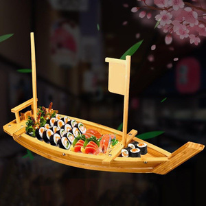 Bateau à <span class=keywords><strong>sushi</strong></span> en bois écologique pour <span class=keywords><strong>sushi</strong></span> pour restaurant ou service de traiteur - Product Image 5