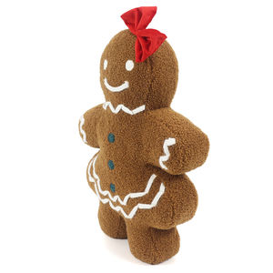 وسادة للأخت على شكل خبز الزنجبيل لعيد الميلاد أو العطلات قماش محشو بالزنجبيل وسادة للأطفال - Product Image 3