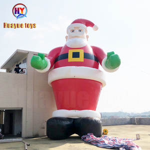 Giant Inflatable Father Christmas and Inflatable Cartoon <strong>Santa</strong> <strong>Claus</strong> for Decoration and Advertising Yard Decorative 12M - Product Image 1