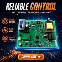 Shenzhen Custom New Arrival SMT PCBA PCB Assembly Civilian Boat Control Sonar Fish Detector Printed Circuits Assembly