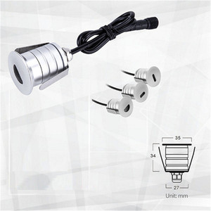 Luz LED Subterránea de Acero Inoxidable, 2700K Blanco Cálido, IP65, Montaje Empotrado, Sensor de Movimiento, CRI 90, Iluminación de Jardín Tipo III - Product Image 4