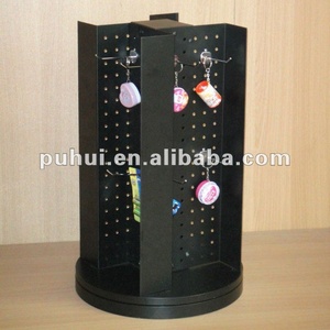 Cửa Hàng Bán Lẻ Điểm Bán Hàng Pop Khuyến Mãi Đôi Bên Móc Chìa Khóa Kích Thước Tùy Chỉnh Kim Loại Quay Tầng <span class=keywords><strong>Pegboard</strong></span> Hiển Thị <span class=keywords><strong>Rack</strong></span> - Product Image 4