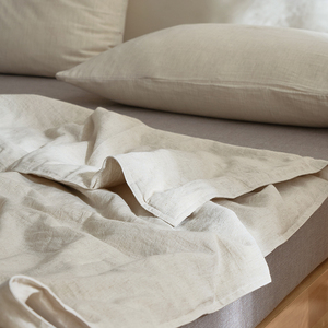 Siêu mềm không gây dị ứng thúc đẩy giấc ngủ yên tĩnh đôi Nữ Hoàng Vua Hữu Cơ rửa bông lanh tất cả các mùa mùa hè chăn <span class=keywords><strong>Comforter</strong></span> - Product Image 4