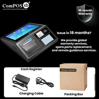 ComPOSxb Mini Caisse Enregistreuse Portable Tout-en-un Terminal de Paiement 80mm Android 12.0 Système POS de Bureau pour Magasin